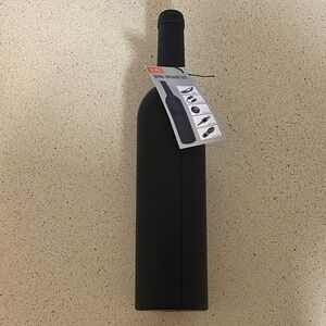 Black Wine Bottle Opener Set